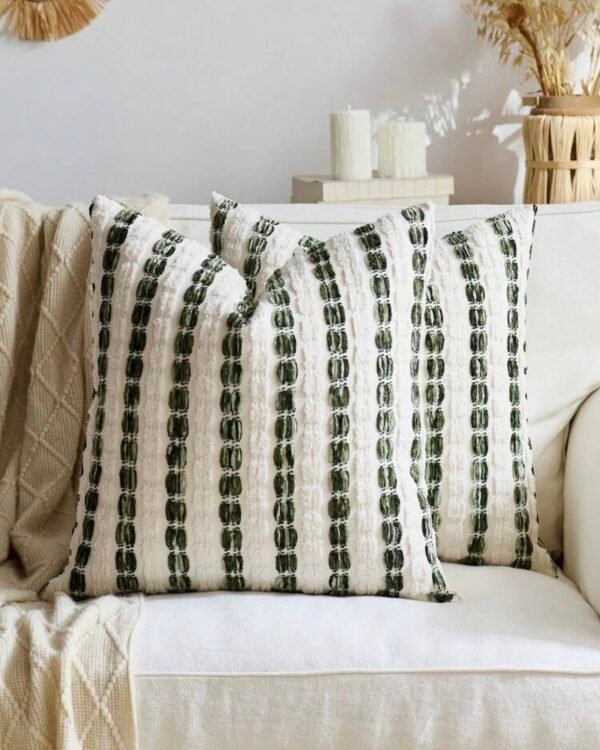 Striped 3D Decorative Cushion